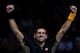 LONDON, ENGLAND - NOVEMBER 09: Novak Djokovic of Serbia celebrates match point after his men's singles match against Tomas Berdych of Czech Republic on day five of the ATP World Tour Finals at O2 Arena on November 9, 2012 in London, England. (Photo by Clive Brunskill/Getty Images)