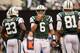 EAST RUTHERFORD, NJ - OCTOBER 28: quarterback Mark Sanchez #6 of the New York Jets looks on against the Miami Dolphins at MetLife Stadium on October 28, 2012 in East Rutherford, New Jersey. (Photo by Alex Trautwig/Getty Images)