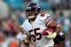 JACKSONVILLE, FL - OCTOBER 07: Lance Briggs #55 of the Chicago Bears returns an interception for a touchdown during the game against the Jacksonville Jaguars at EverBank Field on October 7, 2012 in Jacksonville, Florida. (Photo by Sam Greenwood/Getty Images)