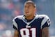 FOXBORO, MA - SEPTEMBER 16: Aaron Hernandez #81 of the New England Patriots practices before a game against the Arizona Cardinals at Gillette Stadium on September 16, 2012 in Foxboro, Massachusetts. (Photo by Jim Rogash/Getty Images)