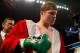 LAS VEGAS, NV - SEPTEMBER 15: Canelo Alvarez enters the ring before his WBC super welterweight title defense against Josesito Lopez at MGM Grand Garden Arena on September 15, 2012 in Las Vegas, Nevada. (Photo by Josh Hedges/Getty Images)
