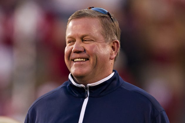 Kelly Votes Notre Dame No. 1 in Coaches Poll
