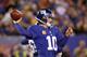 EAST RUTHERFORD, NJ - NOVEMBER 04: Eli Manning #10 of the New York Giants at play against the Pittsburgh Steelers during their game at MetLife Stadium on November 4, 2012 in East Rutherford, New Jersey. (Photo by Jeff Zelevansky/Getty Images)