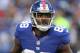 Oct 28, 2012; Arlington, TX, USA; New York Giants wide receiver Hakeem Nicks (88) in motion during the game against the Dallas Cowboys at Cowboys Stadium. The Giants beat the Cowboys 29-24. Mandatory Credit: Tim Heitman-US PRESSWIRE