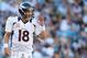 CHARLOTTE, NC - NOVEMBER 11: Peyton Manning #18 of the Denver Broncos looks to the sidelines during their game against the Carolina Panthers at Bank of America Stadium on November 11, 2012 in Charlotte, North Carolina. (Photo by Streeter Lecka/Getty Images)