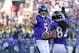 Joe Flacco connected with Torrey Smith just twice on Sunday, but both were for touchdowns.