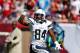 TAMPA, FL - NOVEMBER 11: Receiver Danario Alexander #84 of the San Diego Chargers celebrates his first quarter touchdown against the Tampa Bay Buccaneers during the game at Raymond James Stadium on November 11, 2012 in Tampa, Florida. (Photo by J. Meric/Getty Images)