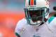 MIAMI GARDENS, FL - NOVEMBER 11: Reggie Bush #22 of the Miami Dolphins looks on during a game against the Tennessee Titans at Sun Life Stadium on November 11, 2012 in Miami Gardens, Florida. (Photo by Mike Ehrmann/Getty Images)