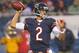 Nov 11, 2012; Chicago, IL, USA; Chicago Bears quarterback Jason Campbell (2) throws a pass during the second half against the Houston Texans at Soldier Field. The Texans won 13-6. Mandatory Credit: Dennis Wierzbicki-US PRESSWIRE