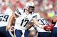 TAMPA, FL - NOVEMBER 11: Quarterback Philip Rivers #17 of the San Diego Chargers hands the ball off against the Tampa Bay Buccaneers during the game at Raymond James Stadium on November 11, 2012 in Tampa, Florida. (Photo by J. Meric/Getty Images)