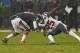 CHICAGO, IL - NOVEMBER 11: Jay Cutler #6 of the Chicago Bears is hit by Kareem Jackson #25 of the Houston Texans at Soldier Field on November 11, 2012 in Chicago, Illinois. The Texans defeated the Bears 13-6. (Photo by Jonathan Daniel/Getty Images)