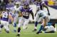 Vikings tailback Adrian Peterson (176 total yards, 1 TD vs. Detroit) has rushed for 100-plus yards in each of his last four games.