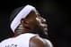 MIAMI, FL - NOVEMBER 07: LeBron James #6 of the Miami Heat looks on during a game against the Brooklyn Nets at AmericanAirlines Arena on November 7, 2012 in Miami, Florida. (Photo by Mike Ehrmann/Getty Images)