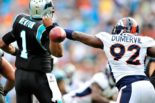 MRI Reveals No Tear in Elvis Dumervil's Left Shoulder