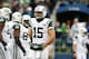 SEATTLE, WA - NOVEMBER 11: Tim Tebow #15 of the New York Jets during a timeout against the Seattle Seahawks on November 11, 2012 in Seattle, Washington. Seattle defeated New York 28-7. (Photo by Kevin Casey/Getty Images)