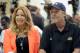 EL SEGUNDO, CA - AUGUST 10: Jim Buss and his sister Jeanie Buss of the Los Angeles lakers attend a news conference where Dwight Howard was introduced as the newest member of the team at the Toyota Sports Center on August 10, 2012 in El Segundo, California. The Lakers aquired Howard from Orlando Magic in a four-team trade. In addition Lakers wil receive Chris Duhon and Earl Clark from the Magic. (Photo by Kevork Djansezian/Getty Images)
