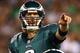 PHILADELPHIA, PA - NOVEMBER 11: Nick Foles #9 of the Philadelphia Eagles calls out the play in the fourth quarter against the Dallas Cowboys on November 11, 2012 at Lincoln Financial Field in Philadelphia, Pennsylvania.The Dallas Cowboys defeated the Philadelphia Eagles 38-23. (Photo by Elsa/Getty Images)