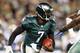 PHILADELPHIA, PA - NOVEMBER 11: Michael Vick #7 of the Philadelphia Eagles carries the ball in the first quarter against the Dallas Cowboys on November 11, 2012 at Lincoln Financial Field in Philadelphia, Pennsylvania. (Photo by Elsa/Getty Images)