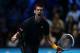 LONDON, ENGLAND - NOVEMBER 12: Novak Djokovic of Serbia celebrates match point during his men's singles final match against Roger Federer of Switzerland during day eight of the ATP World Tour Finals at O2 Arena on November 12, 2012 in London, England. (Photo by Matthew Lewis/Getty Images)