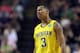 NASHVILLE, TN - MARCH 16: Trey Burke #3 of the Michigan Wolverines reacts after a play against the Ohio Bobcats during the second round of the 2012 NCAA Men's Basketball Tournament at Bridgestone Arena on March 16, 2012 in Nashville, Tennessee. (Photo by Jamie Squire/Getty Images)