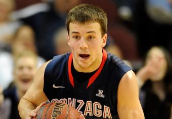 Kevin Pangos and Gonzaga prevailed tonight over West Virginia