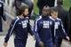COLLECCHIO, ITALY - NOVEMBER 12: Andrea Pirlo and Mario Balotelli (R) during Italy training session on November 12, 2012 in Collecchio, Italy. (Photo by Claudio Villa/Getty Images)