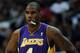 LOS ANGELES, CA - OCTOBER 24: Antawn Jamison #4 of the Los Angeles Lakers reacts during a 97-91 loss to the Los Angeles Clippers at Staples Center on October 24, 2012 in Los Angeles, California. NOTE TO USER: User expressly acknowledges and agrees that, by downloading and or using this photograph, User is consenting to the terms and conditions of the Getty Images License Agreement. (Photo by Harry How/Getty Images)