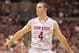 November 11, 2012; Columbus, OH, USA; Ohio State Buckeyes guard Aaron Craft (4) directs a teammate in the game against the Albany Great Danes at Value City Arena. Ohio State won the game 82-60. Mandatory Credit: Greg Bartram-US PRESSWIRE
