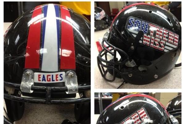 PHOTO: Southern Miss to Wear Stars-and-Stripes Helmet Decals