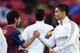 BARCELONA, SPAIN - APRIL 21: Lionel Messi of FC Barcelona (L) and Cristiano Ronaldo of Real Madrid CF shake hands prior to the La Liga match between FC Barcelona and Real Madrid at Camp Nou on April 21, 2012 in Barcelona, Spain. Real Madrid CF won 1-2. (Photo by David Ramos/Getty Images)