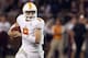 STARKVILLE, MS - OCTOBER 13: Quarterback Tyler Bray #8 of the Tennessee Volunteers runs for a first down against the Mississippi State Bulldogs on October 13, 2012 at Davis Wade Stadium in Starkville, Mississippi. (Photo by Butch Dill/Getty Images)