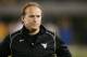October 20, 2012; Morgantown, WV, USA; West Virginia Mountaineers head coach Dana Holgorsen looks on from the sidelines against the Kansas State Wildcats during the second quarter at Milan Puskar Stadium. Mandatory Credit: Charles LeClaire-US PRESSWIRE