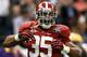 NEW ORLEANS, LA - JANUARY 09: Nico Johnson #35 of the Alabama Crimson Tide reacts after a defensive stop against the Louisiana State University Tigers during the 2012 Allstate BCS National Championship Game at Mercedes-Benz Superdome on January 9, 2012 in New Orleans, Louisiana. (Photo by Ronald Martinez/Getty Images)