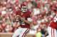NORMAN, OK - NOVEMBER 10: Quarterback Landry Jones #12 of the Oklahoma Sooners looks to throw against the Baylor Bears November 10, 2012 at Gaylord Family-Oklahoma Memorial Stadium in Norman, Oklahoma. Oklahoma defeated Baylor 42-34. (Photo by Brett Deering/Getty Images)