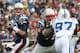 FOXBORO, MA - DECEMBER 4: Tom Brady #12 of the New England Patriots looks for an open man against the Indianapolis Colts in the first half at Gillette Stadium on December 4, 2011 in Foxboro, Massachusetts. (Photo by Jim Rogash/Getty Images)