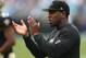 CHARLOTTE, NC - SEPTEMBER 16: Jonathan Vilma of the New Orleans Saints watches on from the sidelines during their game against the Carolina Panthers at Bank of America Stadium on September 16, 2012 in Charlotte, North Carolina. (Photo by Streeter Lecka/Getty Images)