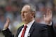 INDIANAPOLIS, IN - MARCH 09: Thad Matta the head coach of the Ohio State Buckeyes gives instructions to his team during the game against the Purdue Boilermakers during the quarterfinals of the Big Ten Basketball Tournament at Bankers Life Fieldhouse on March 9, 2012 in Indianapolis, Indiana. (Photo by Andy Lyons/Getty Images)