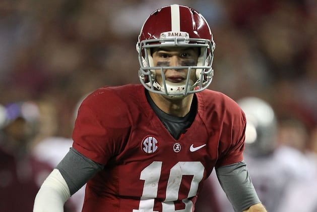 Alabama QB AJ McCarron One of 15 Finalists for Walter Camp Award