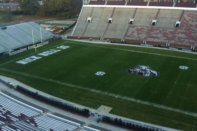 Mississippi State Paints Tribute to Nick Bell in End Zone