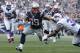 Nov 11, 2012; Foxborough, MA, USA; New England Patriots running back Danny Woodhead (39) runs the ball for a touchdown against Buffalo Bills free safety Jairus Byrd (31) during the third quarter at Gillette Stadium. The Patriots defeated the Bills 37-31. Mandatory Credit: David Butler II-US PRESSWIRE