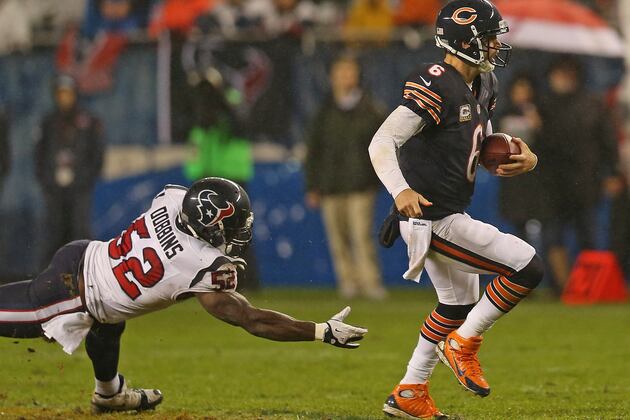 NFL Fines Texans LB Dobbins for Hit on Cutler