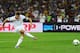 KIEV, UKRAINE - JUNE 24: Steven Gerrard of England scores his penalty kick past Gianluigi Buffon of Italy during the UEFA EURO 2012 quarter final match between England and Italy at The Olympic Stadium on June 24, 2012 in Kiev, Ukraine. (Photo by Laurence Griffiths/Getty Images)