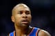 MIAMI, FL - JUNE 21: Derek Fisher #37 of the Oklahoma City Thunder looks on in the first half against the Miami Heat in Game Five of the 2012 NBA Finals on June 21, 2012 at American Airlines Arena in Miami, Florida. NOTE TO USER: User expressly acknowledges and agrees that, by downloading and or using this photograph, User is consenting to the terms and conditions of the Getty Images License Agreement. (Photo by Ronald Martinez/Getty Images)