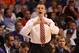 PHOENIX, AZ - MARCH 22: Head coach Billy Donovan of the Florida Gators reacts while taking on the Marquette Golden Eagles during the 2012 NCAA Men's Basketball West Regional Semifinal game at US Airways Center on March 22, 2012 in Phoenix, Arizona. (Photo by Christian Petersen/Getty Images)