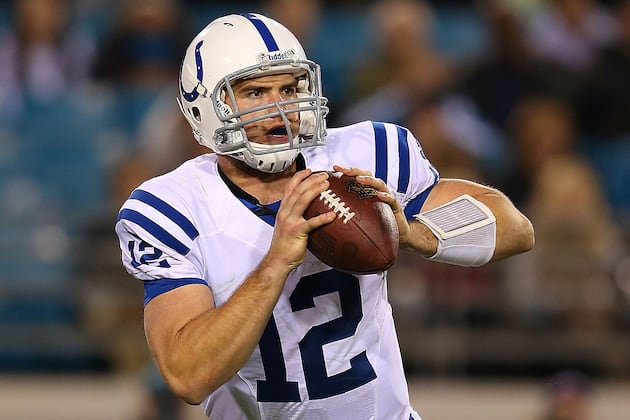 Colts' Rookie QB Andrew Luck Not Afraid of Escaping the Pocket