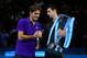 LONDON, ENGLAND - NOVEMBER 12: Novak Djokovic of Serbia shakes hands with Roger Federer of Switzerland as he holds the trophy following their men's singles final match against Roger Federer of Switzerland during day eight of the ATP World Tour Finals at O2 Arena on November 12, 2012 in London, England. (Photo by Julian Finney/Getty Images)