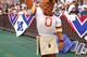 HONOLULU, HI - FEBRUARY 5: The Washington Redskins mascot stands on the sidelines during the 1995 NFL Pro Bowl at Aloha Stadium on February 5, 1995 in Honolulu, Hawaii. The AFC defeated the NFC 41-13. (Photo by George Rose/Getty Images)