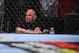 Apr. 9, 2011; San Diego, CA, USA; UFC president Dana White sits cageside during a Strikeforce bout at the Valley View Casino Center. Mandatory Credit: Mark J. Rebilas-US PRESSWIRE