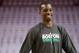 MIAMI, FL - MAY 11: Jeff Green #8 of the Boston Celtics warms up before Game Five of the Eastern Conference Semifinals of the 2011 NBA Playoffs against the Miami Heat at American Airlines Arena on May 11, 2011 in Miami, Florida. NOTE TO USER: User expressly acknowledges and agrees that, by downloading and/or using this Photograph, User is consenting to the terms and conditions of the Getty Images License Agreement. (Photo by Mike Ehrmann/Getty Images)