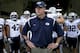 FORT COLLINS, CO - NOVEMBER 01: Head coach Bronco Mendenhall of the Brigham Young Cougars prepares to lead his team onto the field to face the Colorado State Rams at Sonny Lubick Field at Hughes Stadium on November 1, 2008 in Fort Collins, Colorado. BYU defeated CSU 45-42. (Photo by Doug Pensinger/Getty Images)